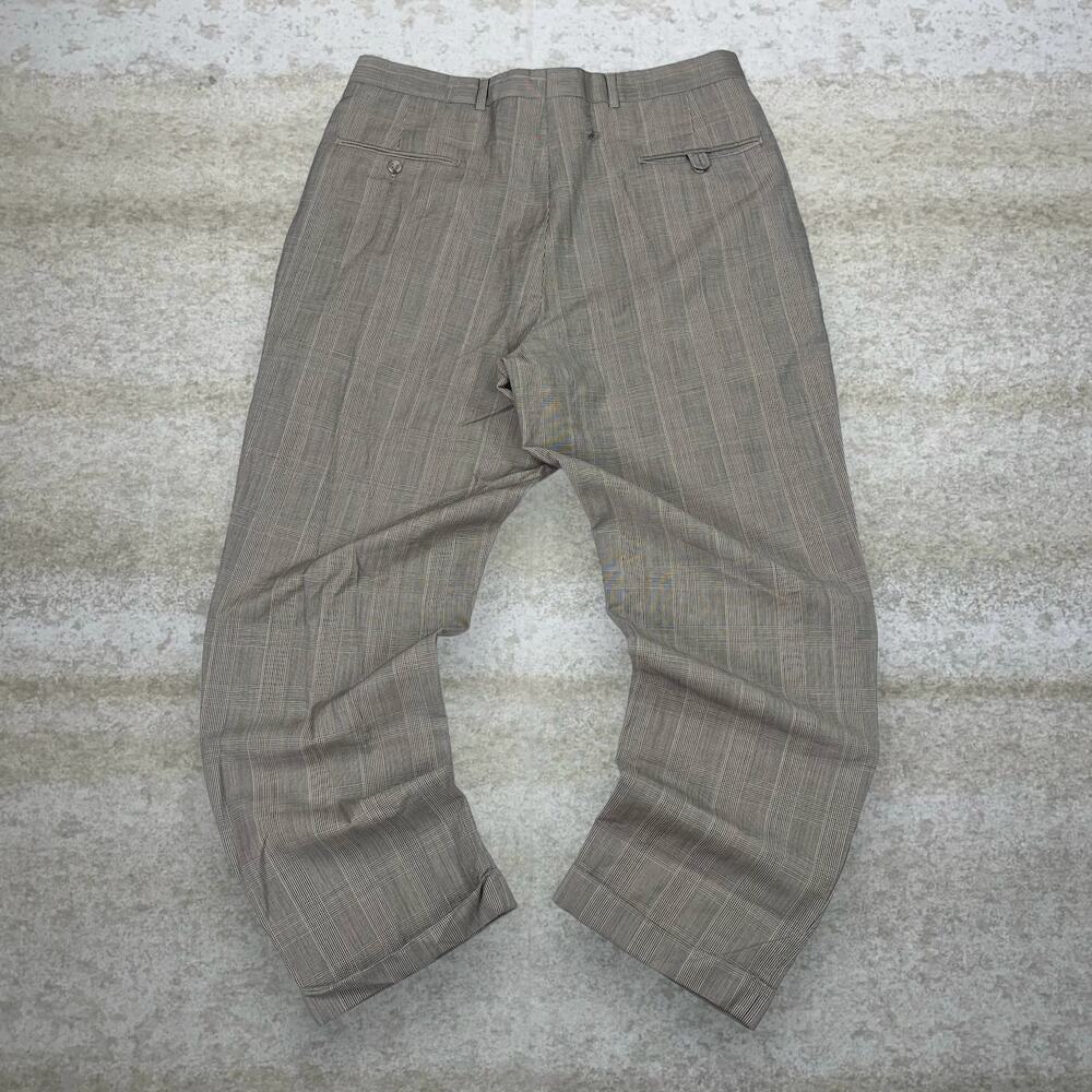 Vintage 90s Tommy Hilfiger Dress Pants 36x31 Relaxed Fit Tan Pleated Front
